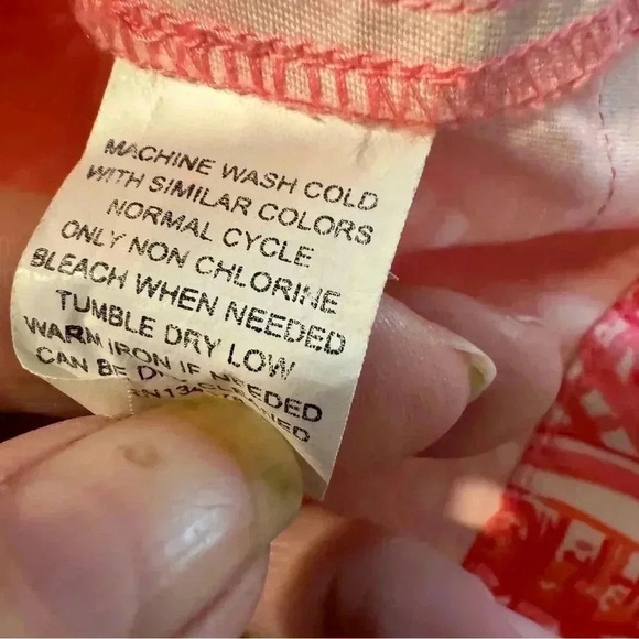 NWOT Girls Vineyard Vines Seashell Print Shift Dress Size 7 Pink Coral - Picture 8 of 9